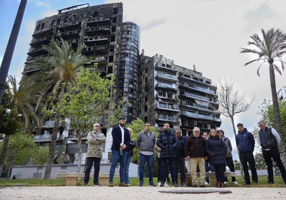 Las obras del edificio incendiado de Campanar comenzarán en julio y durarán 17 meses