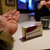 Una caja de ibuprofeno.