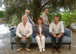 De izquierda a derecha: Antonio Camacho, Miguel Jover, Ana Blázquez, Carles Sanchís y Juan Valero de Palma.