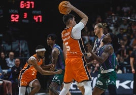 Uno de los partidos de Valencia Basket esta temporada.