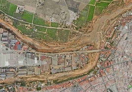 Imagen tomada después de la dana.