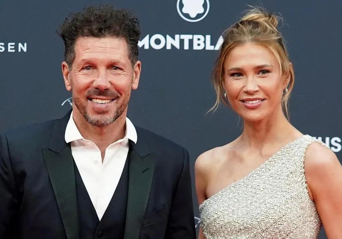 Carla Pereyra y Diego Simeone, en shock tras el tiroteo en el colegio de sus hijas