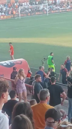 La Policía interviene el partido Torrent-Talavera