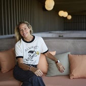 Fiona Ferrer en la terraza de Novotel, que ha abierto sus puertas junto a Nuevo Centro.