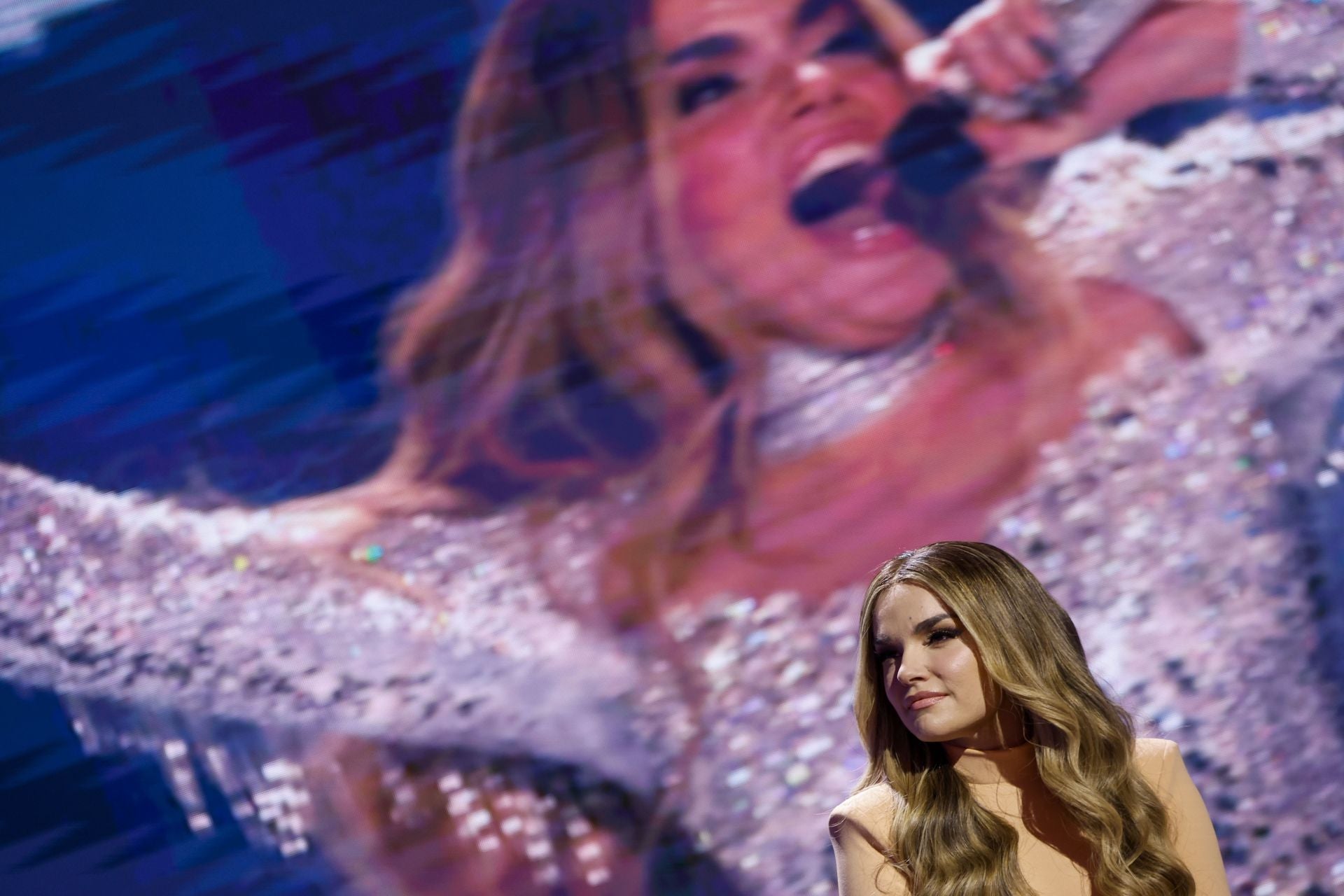 FOTOS | Así ha sido la rueda de prensa de Melody tras su paso por Eurovisión