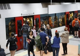 Huelga en el metro el pasado abril.