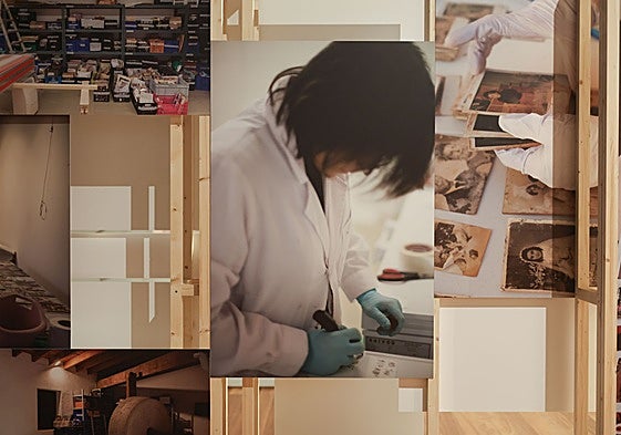 Una de las imágenes que se ven en la exposición.