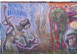 Mural dedicado al medio ambiente dentro de la iniciativa «Muros Insumisos».
