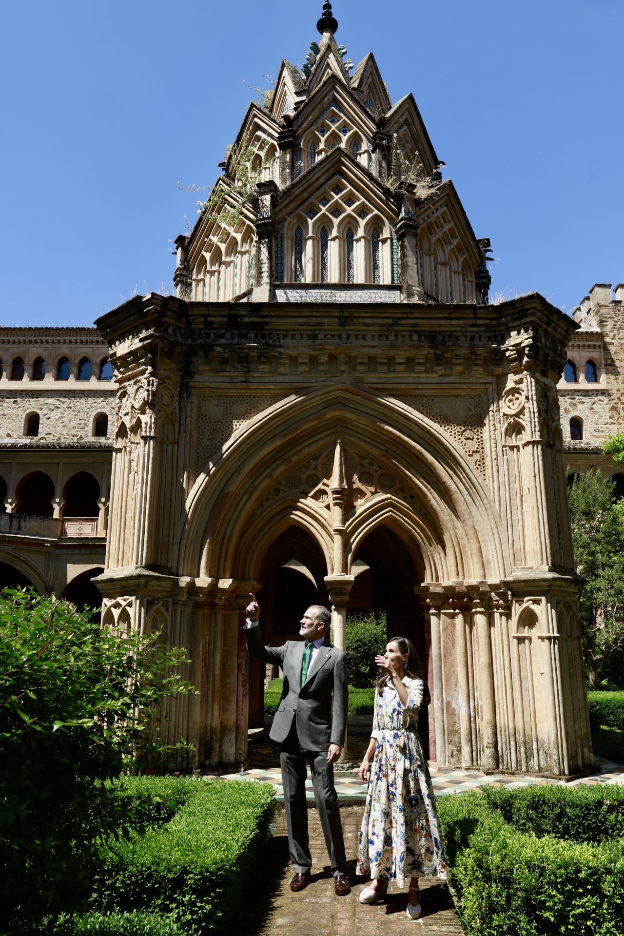 Los Reyes Felipe VI y Letizia visitan Guadalupe, en Cáceres