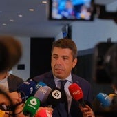 Carlos Mazón en declaraciones a los medios-
