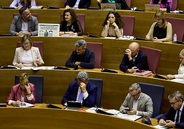Bancadas de Les Corts, pasadas las 22 horas.