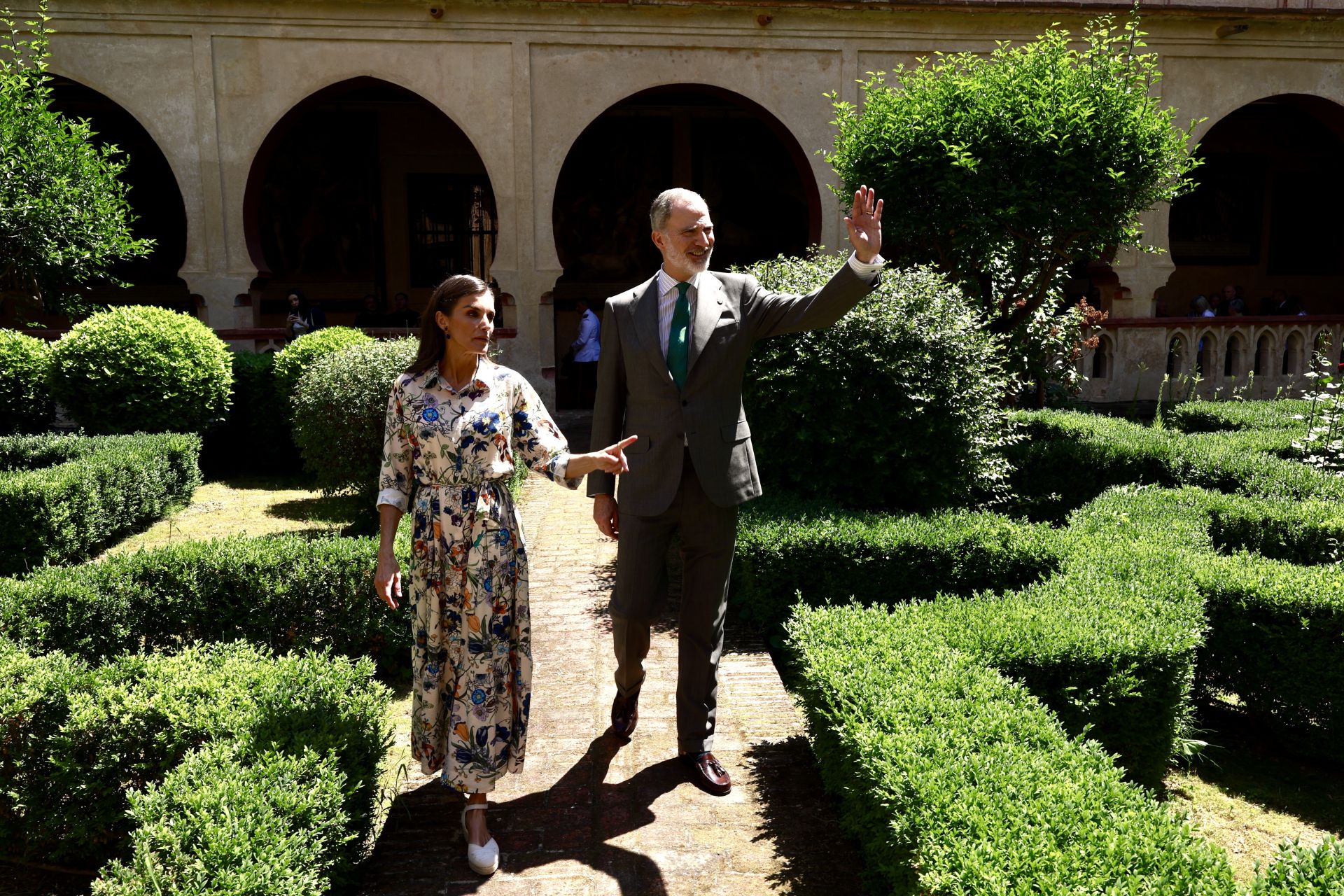 Los Reyes Felipe VI y Letizia visitan Guadalupe, en Cáceres