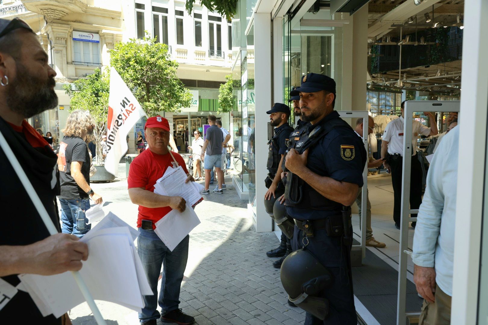 Primera manifestación del 29-M en Valencia
