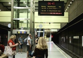 Servicios mínimos en Metrovalencia este jueves por la huelga general.