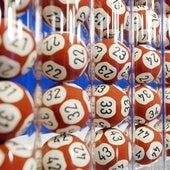 Bolas en un sorteo de Euromillones.