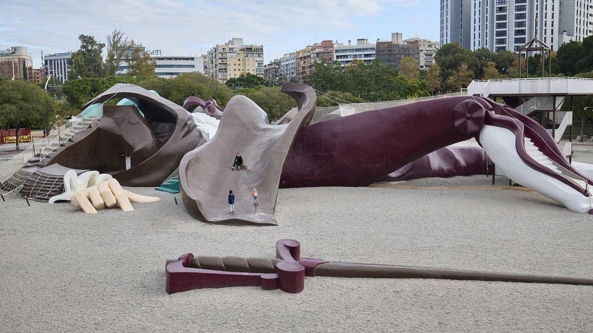 El parque Gulliver es reparado y acondicionado.