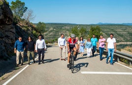 Visita a la carretera de Tous.