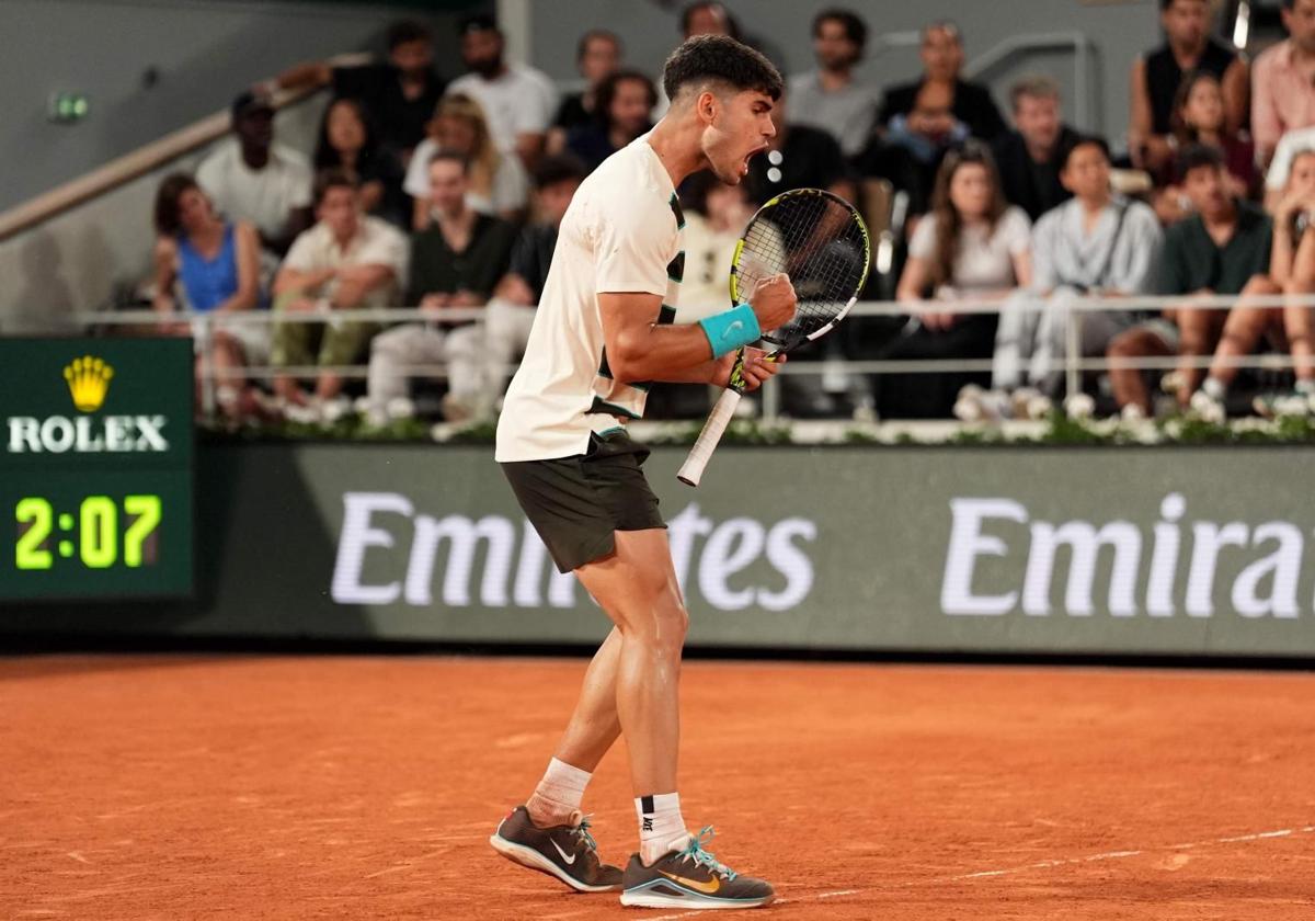 Cuándo juega Alcaraz los octavos de final de Roland Garros contra Shelton