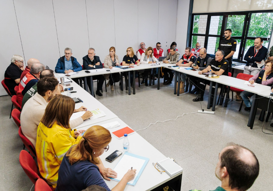Uno de los Cecopis celebrados tras la riada.