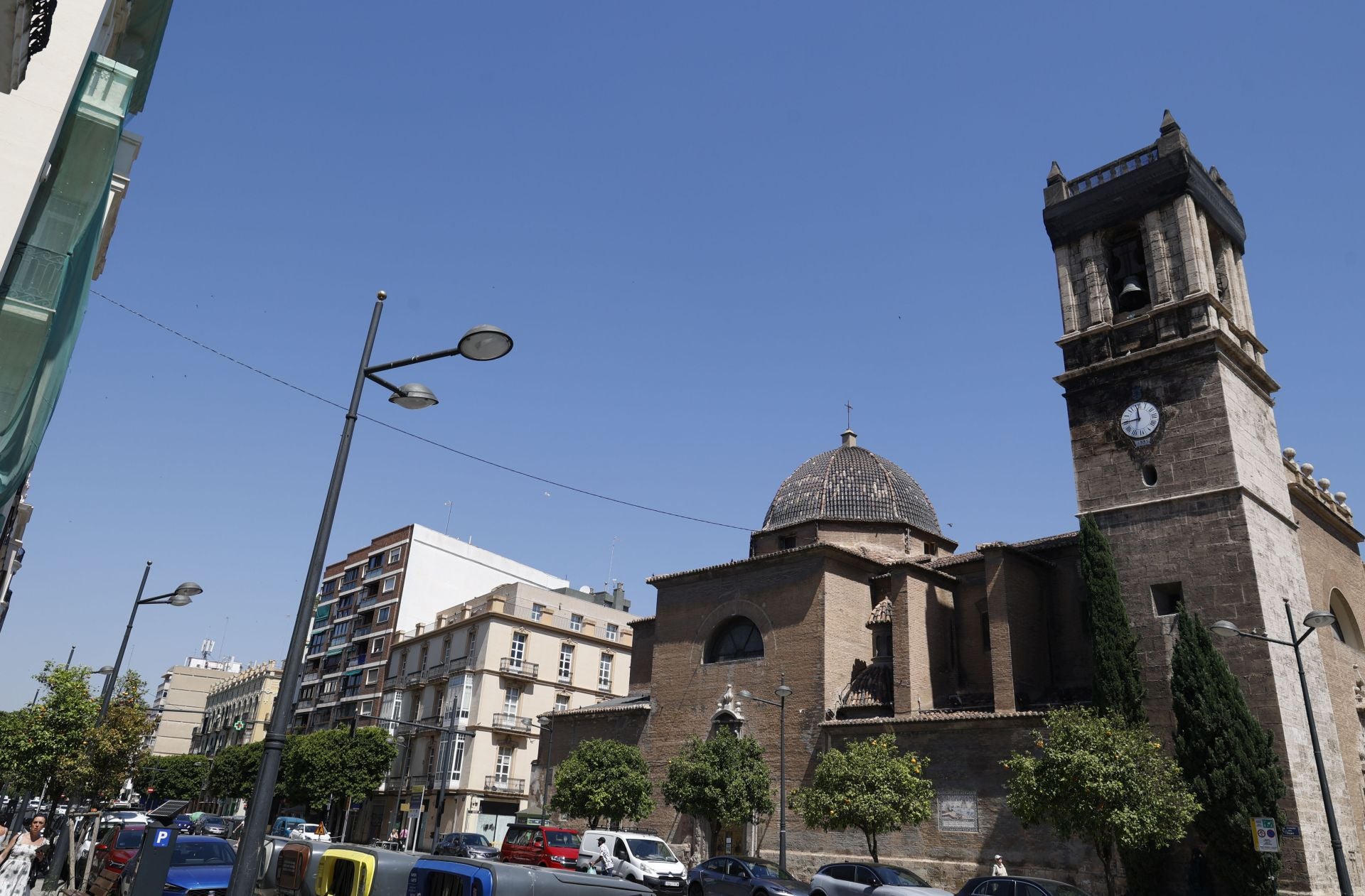 Estado de la iglesia de Santa María del Mar, parroquia emblemática del Grao que sera rehabilitada
