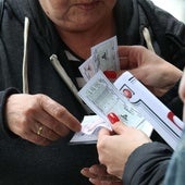 Jugadores de Loterías y Apuestas del Estado en una imagen de archivo.