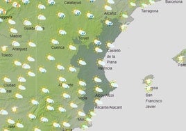 Previsión del tiempo para el martes, con el regreso de las lluvias.