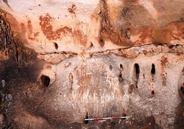 Hallazgos en la Cova de les Dones.
