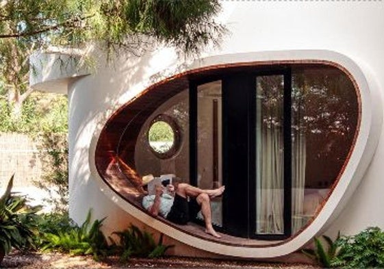 Vivienda bioclimática en les Rotes, en Dénia, diseñada por Selba García-Clark y Daniel Carratalá.