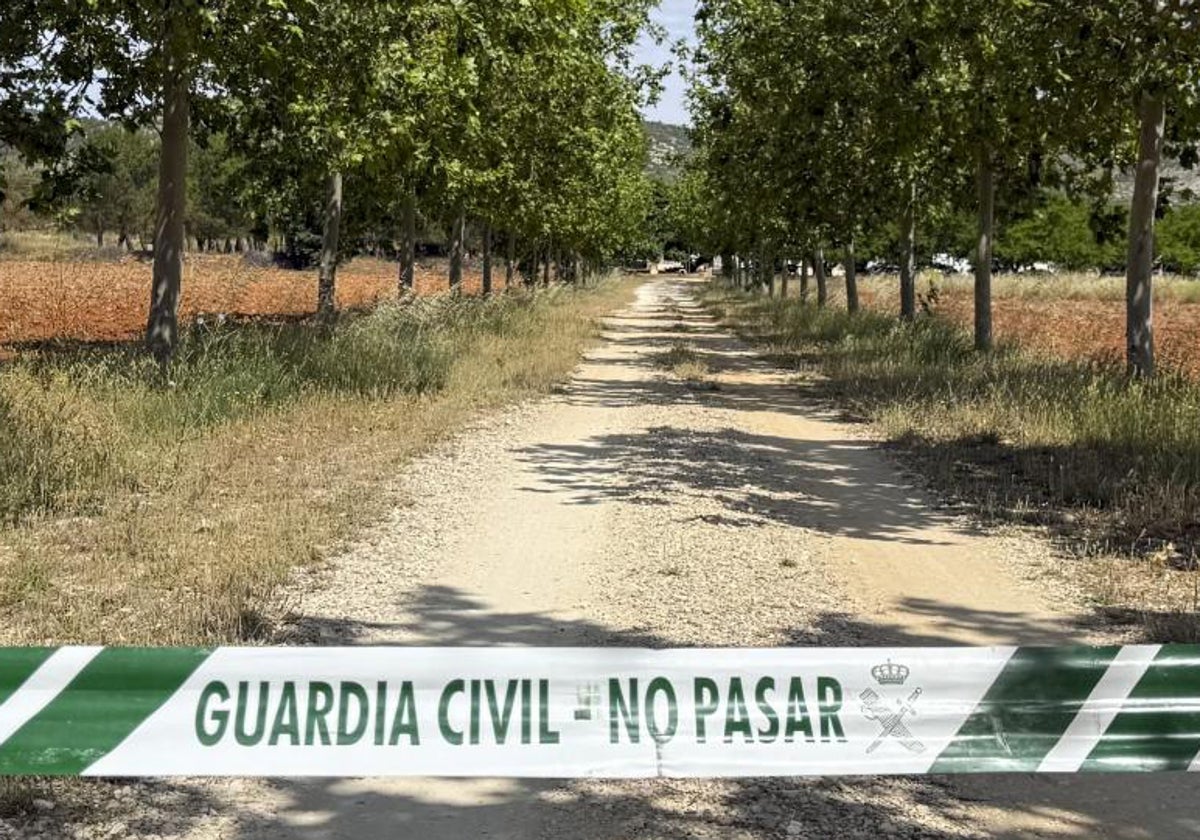 Vista general de la zona donde la Guardia Civil ha establecido un dispositivo de búsqueda.