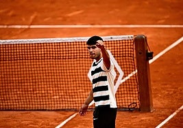 Alcaraz, tras ganar a Shelton.