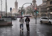 Lluvias, en imagen de archivo.