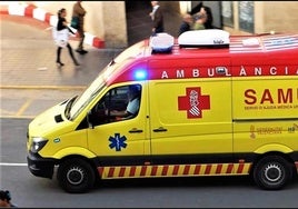 Una ambulancia del SAMU, en una imagen de archivo.