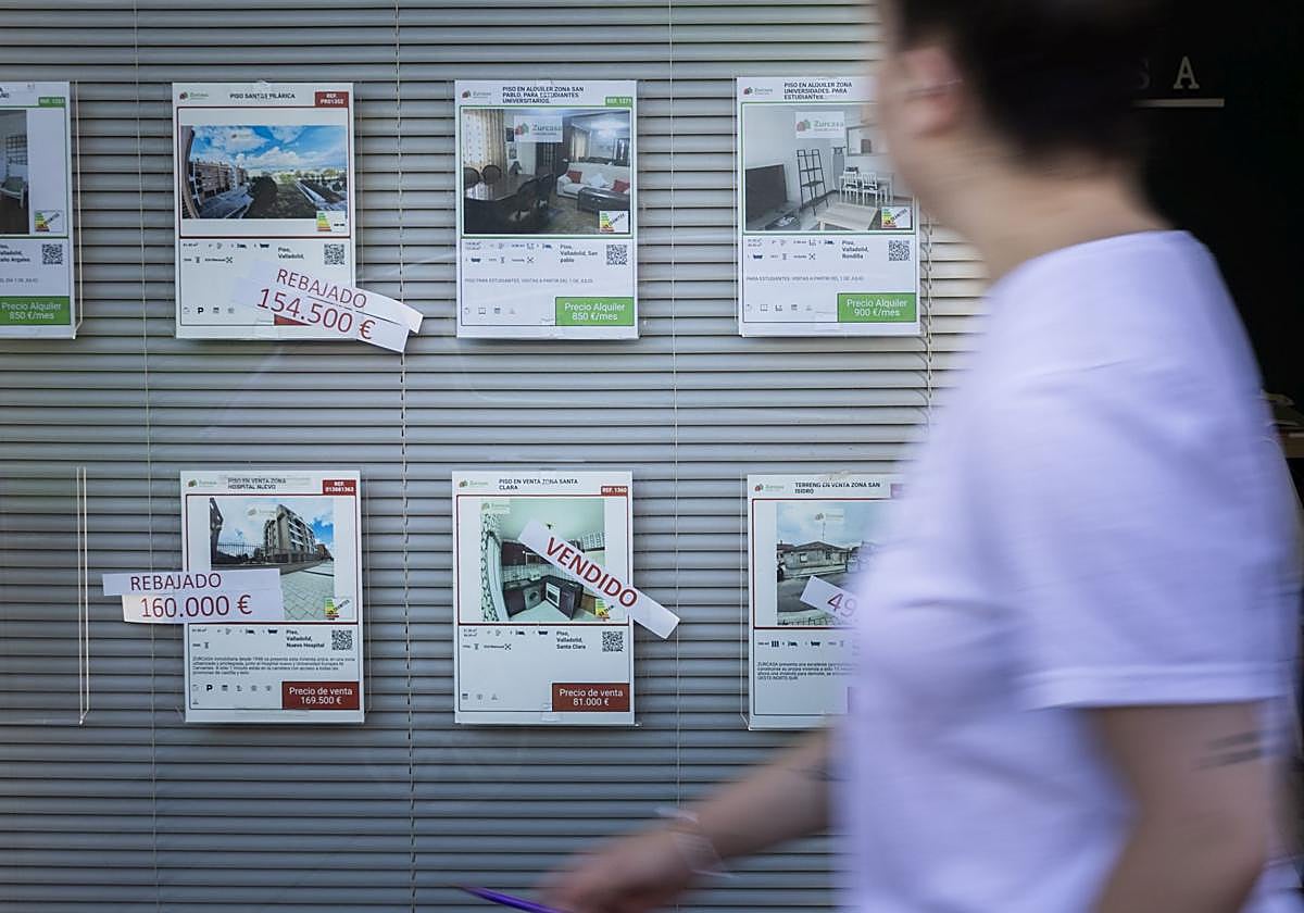 Una inmobiliaria, en una imagen de archivo