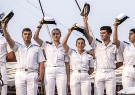 Leonor y los tripulantes del Juan Sebastián Elcano llegan a Nueva York