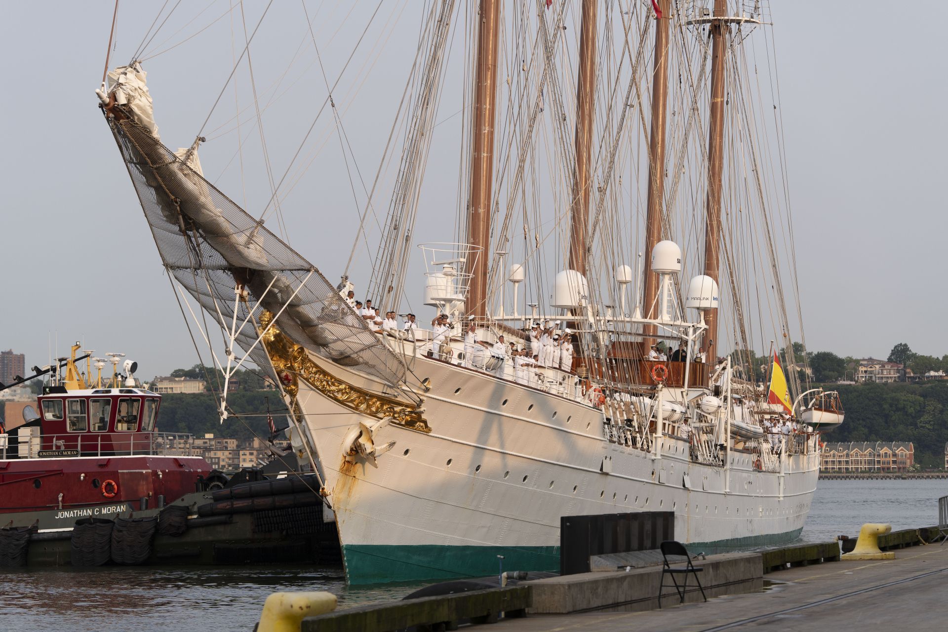 Leonor y los tripulantes del Juan Sebastián Elcano llegan a Nueva York