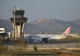 Un avión de Volotea.