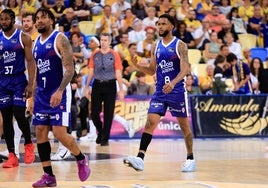 Jean Montero, durante el partido de anoche ante Gran Canaria.