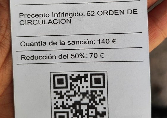 Alertan de un intento de estafa a través de QR en multas falsas a coches