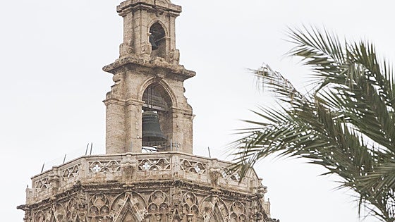La campana Micalet vuelve a dar las horas en Valencia tras dos días enmudecida