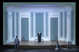 Un momento de la representación de 'Roberto Devereux'.