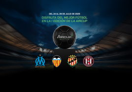 El cartel de la 'Air Cup', el torneo de verano que disputarán los de Corberán.
