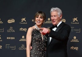 Richard Gere y Alejandra Silva.