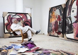 Manolo Valdés, en su estudio de Nueva York.