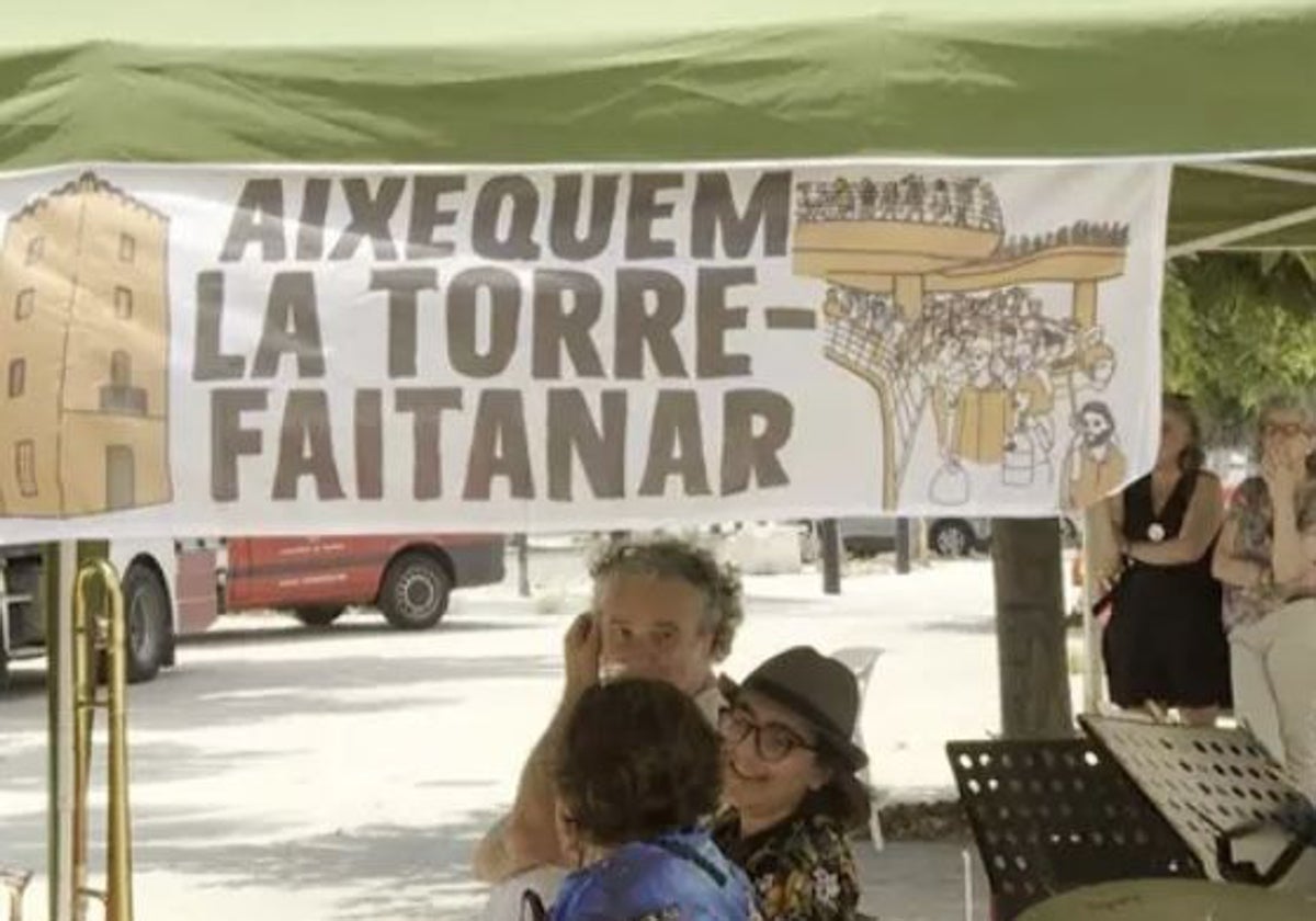Un momento del homenaje en La Torre.