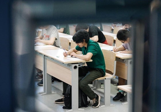 Pruebas de Acceso de la Universidad (PAU) en una imagen reciente