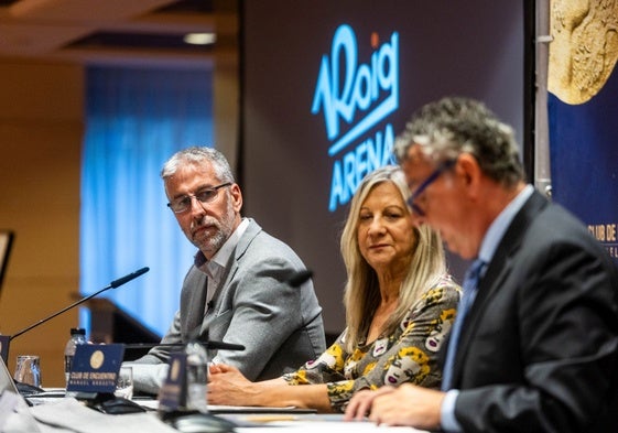 De izquierda a derecha, Víctor Sendra, Amparo Matíes y Paco Lloret.