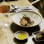 Plato de un menú del restaurante Arre de Castellón.