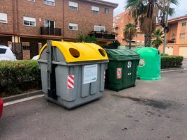 Contenedores en Sagunto.