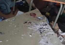 Estado del interior del centro educativo.