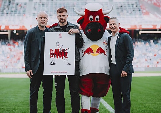 Maximiliano Caufriez, en su último partido en Austria.